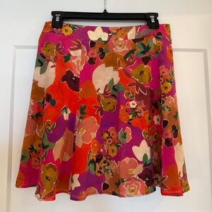 NWT Sézane Mariata Skirt Clayfloral - Size 38
